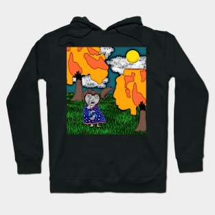 elephant woman found groundhog Hoodie